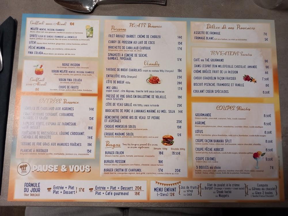 Pause et Vous - Menu Image 3